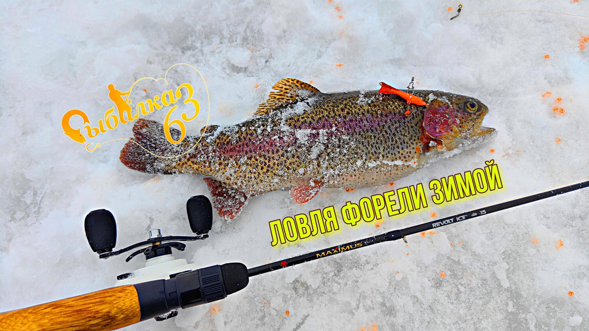 ЛОВЛЯ ФОРЕЛИ ЗИМОЙ: КАК Я ПОЙМАЛ ПЕРВУЮ ФОРЕЛЬ НА БАЛАНСИР! смотреть онлайн