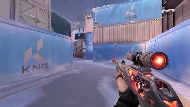 Crimsonbeast Marshal Skin Gameplay (Crimsonbeast Knife) - Valorant Crimsonbeast Skins смотреть онлайн