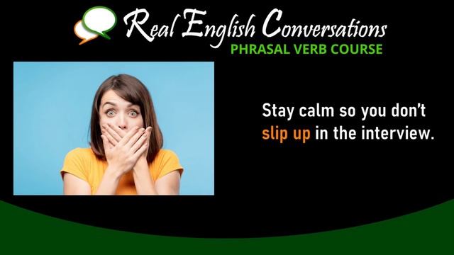 🔔 Phrasal Verb: SLIP UP | One-Minute English Lessons | English Phrasal Verb Course смотреть онлайн