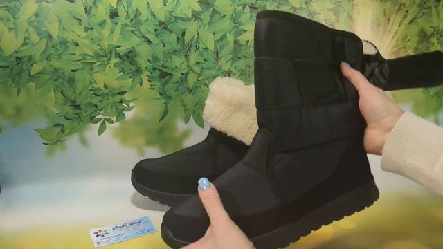 Чоловічі зимові чоботи, дутики на липучці 41-45 розмір, Україна, 102-42-32. Зимние мужские сапоги. смотреть онлайн