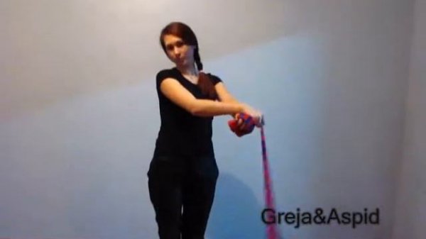 Фаер-шоу. Урока поинга. Элемент 5 - "Трехбитка"