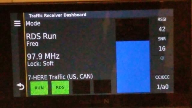 Proper traffic data reception Garmin nuvi 2689LMT смотреть онлайн