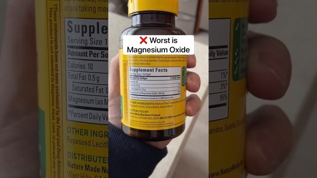 ✅ Best and ❌ Worst Forms of Magnesium #magnesium #health #supplements #natural #vitamins #minerals смотреть онлайн