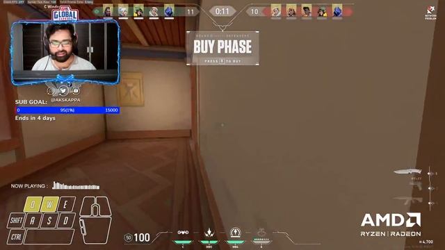 Live Now - Valorant W/ GE KappA | 0036 |