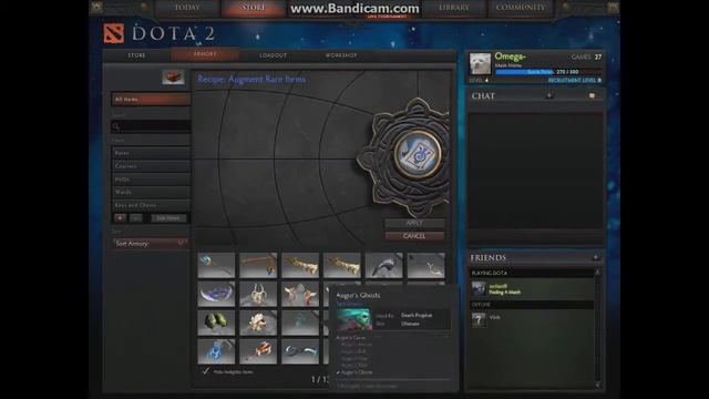 Rare augment recipes [DOTA 2] смотреть онлайн