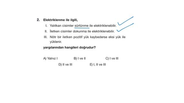Elektrostatik 1. Test Soru 2 смотреть онлайн