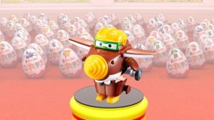 Киндер сюрпризы ЖИВАЯ КАПСУЛА. Видео для детей про киндеры супер крылья.