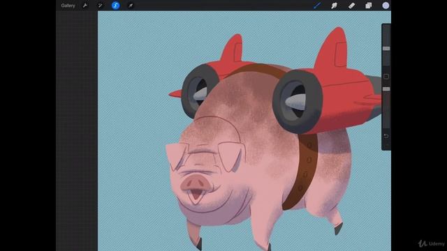 The Digital Painting. Lesson 11. Cutout Style. Part 68 - Shadows And Lightning