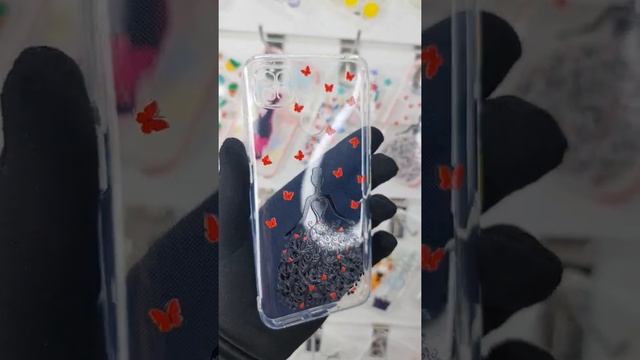 Силиконовый чехол Принцесса в бабочках для Xiaomi Redmi 9C / Редми 9C смотреть онлайн