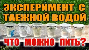 ОЧИСТКА ВОДЫ. ОБЕЗЗАРАЖИВАНИЕ ВОДЫ. ФИЛЬТРЫ, УФ И ВЫЖИВАНИЕ. Какую воду можно пить без страха.