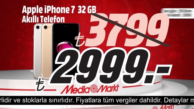 Apple iPhone 7 Akıllı Telefon Media Markt’ta Sadece 2999 TL | Media Markt смотреть онлайн