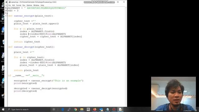 Kriptografi - Algoritma Caesar Menggunakan Python смотреть онлайн