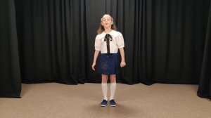 Елисейцева Полина "Сережа учит уроки" автор А. Барто театральное отделение СПб ДШИ им. М. И. Глинки