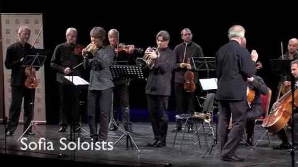 Сергей Накаряков (флюгельгорн), Аркадий Шилклопер ("Kuhlo"- хорн), камерный оркестр "Солисты Софии"