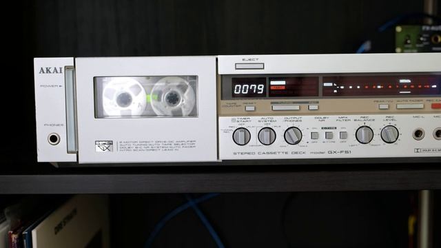 Akai GX-F51 tape calibrating demo смотреть онлайн