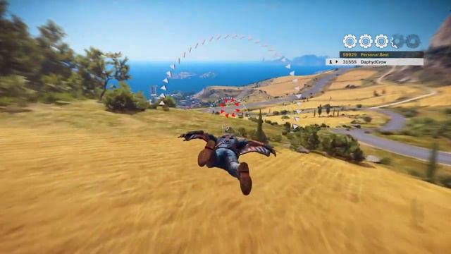 Just Cause 3 Hayfield Tour Wingsuit course 5 gears ALL PERFECT смотреть онлайн