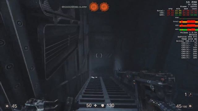 Wolfenstein II: The New Colossus PC Max Settings I Am Death Incarnate Gameplay (Read Description)