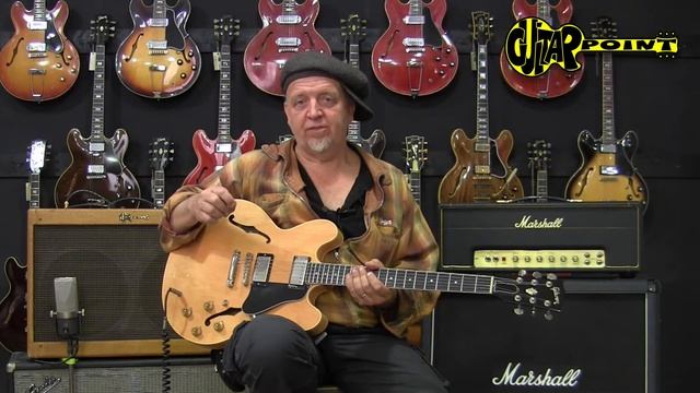 1988 Gibson ES-335 Dot Reissue - Natural / GuitarPoint Maintal / Vintage Guitars смотреть онлайн