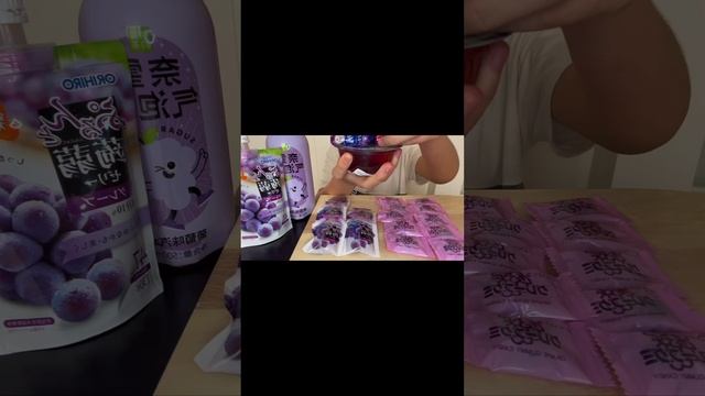 @quinnieasmr 🤤 #asmr #mukbang #foodie #candy #dessert #food #jelly #mochi #purple #sweet смотреть онлайн