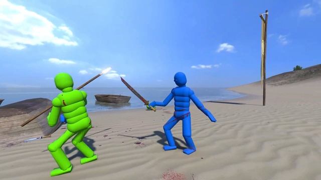 Smart AI Fights In NPC Wars With Active Ragdoll Physics (Dynamic NPC WAR)