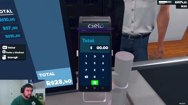 Bora jogar terror? 29/04/2024 Supermarket Simulator #2 e Phasmofobia #2 смотреть онлайн