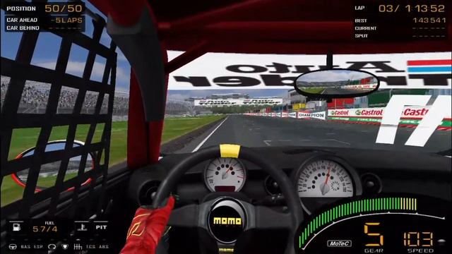 Banbury Raceway Qualifying Hot Lap. GTR2 смотреть онлайн