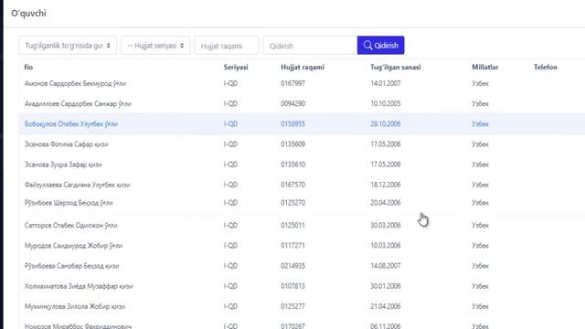 5 ERPda O`quvchilarni sinflarga taqsimlash смотреть онлайн