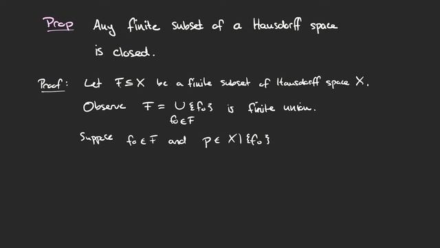 Topology Lecture 07: Hausdorff Spaces смотреть онлайн