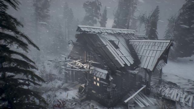 Воющая метель и звуки ветра для сна┇Расслабляющая метель и громкий снежный ветер смотреть онлайн