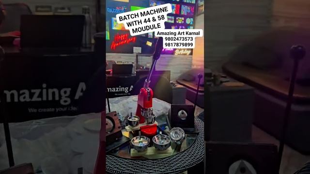 BATCH MACHINE || IMPORTED || 44 & 58 MM MODULE || ALL INDIA DELIVERY || AMAZING ART KARNAL смотреть онлайн