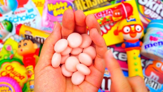 Yummy Candy With OREO, M&M, Surprise Toys Opening ASMR смотреть онлайн