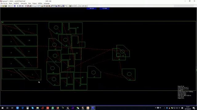 How to use plasma cutting automatic typesetting software (fastCAM) смотреть онлайн