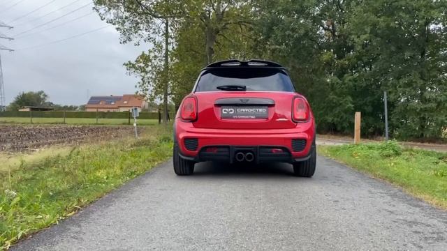 MINI F56 JCW SCORPION DOWNPIPE AND JCW PRO EXHAUST смотреть онлайн