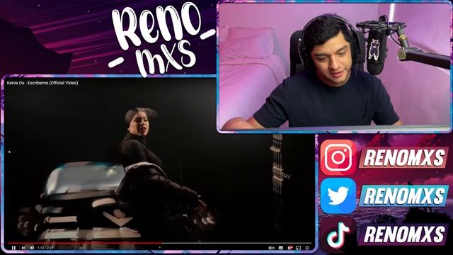 REACCIONANDO a Kenia Os - Escríbeme (Official Video) смотреть онлайн