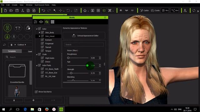Создание пожилого аватара в iClone Character Creator v1 5 смотреть онлайн