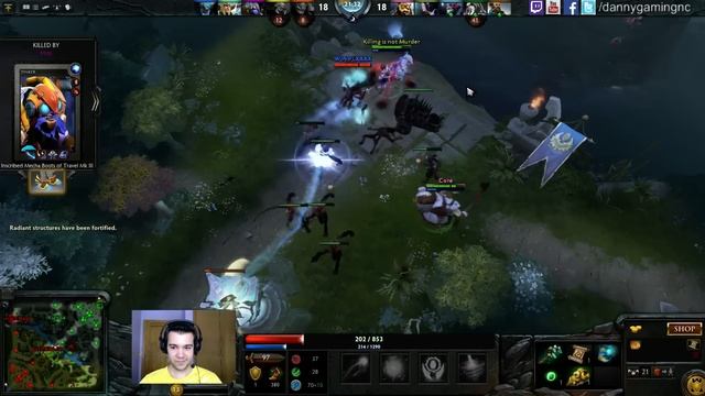 Dota 2 Drow Ranger Ranked Gameplay with Live Commentary смотреть онлайн
