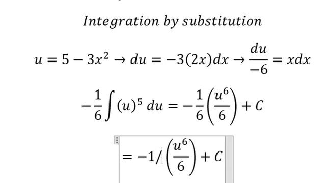 Calculus Help: Integral ∫ (5-3x^2 )^5 x dx, ∫ x/√(2+3x^2 ) dx - Integration by substitution смотреть онлайн