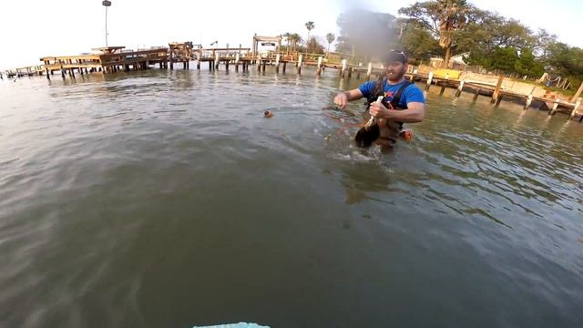 Flounder fishing Galveston, Texas "the Spring run" смотреть онлайн