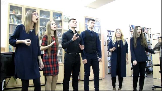 A cappella ансамбль "Flames" "Song of the Lonely Mountain" Библиотека имени М. Шолохова 03.02.19 смотреть онлайн