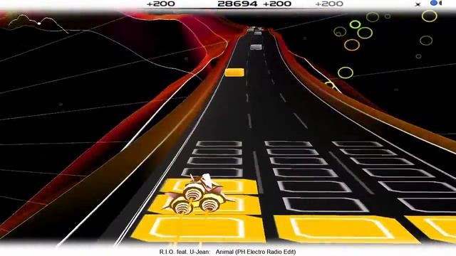 Audiosurf #014 // R.I.O. feat. U-Jean - Animal (PH Electro Radio Edit) смотреть онлайн