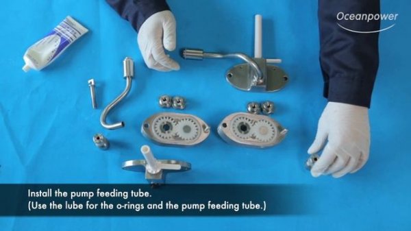 OceanPower Soft Ice Cream Machine OP138PCS with Air pump