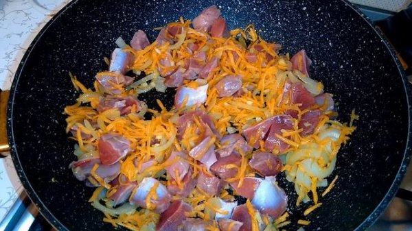 КУРИНЫЕ ЖЕЛУДКИ С КАПУСТОЙ !Бюджетный ужин !