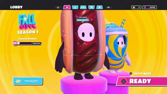 USING HOTDOG SKIN IN FALL GUYS!! смотреть онлайн