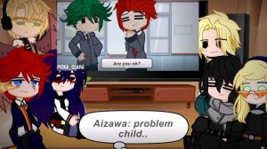 MHA react to «are you a human» || Dead Deku AU? || Gacha club || bhna (pro heroes)