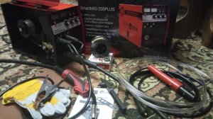 SmartMig-200PLUS  включение аппарата, обзор режимов