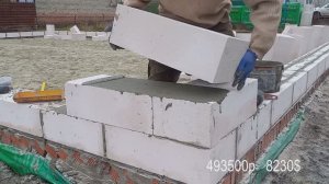 2. Сам поднял стены из газобетона