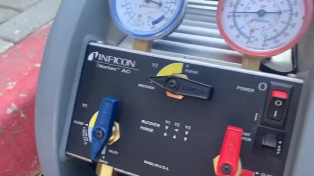 Сбор хладона INFICON качает...