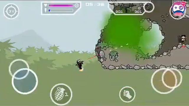 Watch me play Mini Militia mod by sahad ikr via Omlet Arcade! смотреть онлайн