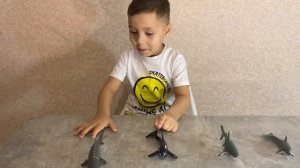 Юный исследователь океана #игрушки #акула #касатка #дельфин #китоваяакула