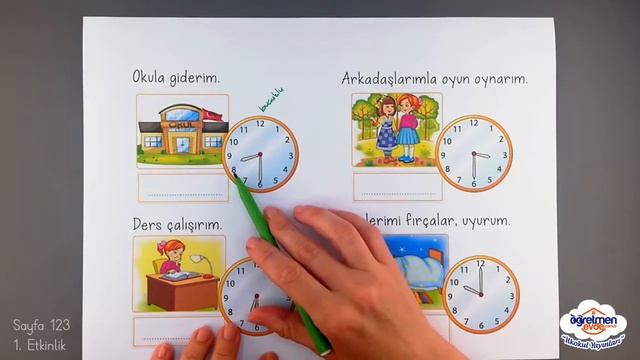 Günümü Planlıyorum | 1.Sınıf Matematik | 1.Sınıf 2.Dönem Seti Sayfa 123 Etkinlik 1 смотреть онлайн